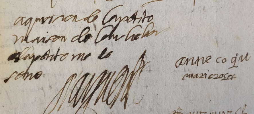 Signature Marguerite, Marie et Anne 1606